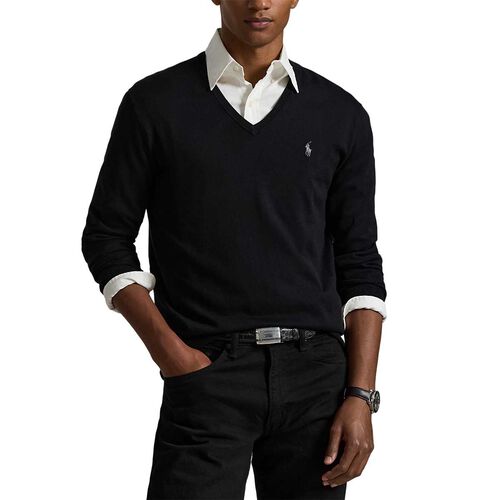 Polo Ralph Lauren Slim Fit Cotton V-Neck Sweater